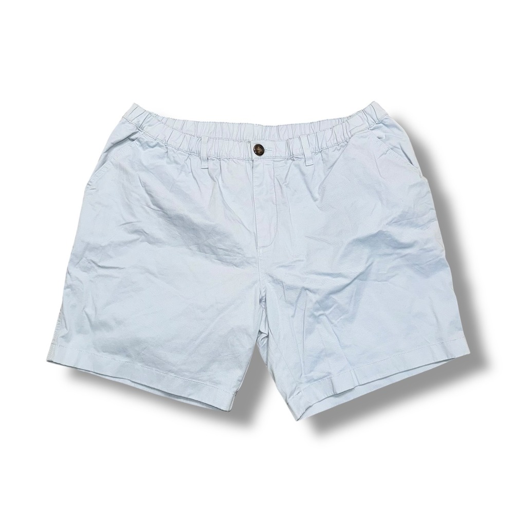 Chubbies‎ The Altitudes 7inch Inseam Stretch Twill Shorts Mens XXL Light Blue